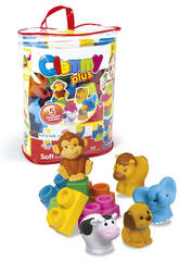 Clemmy Plus Sac 50 Blocs avec 5 Personnages