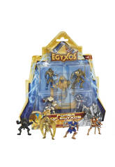 Egyxos Blister 4 Figuras + 4 Cartas