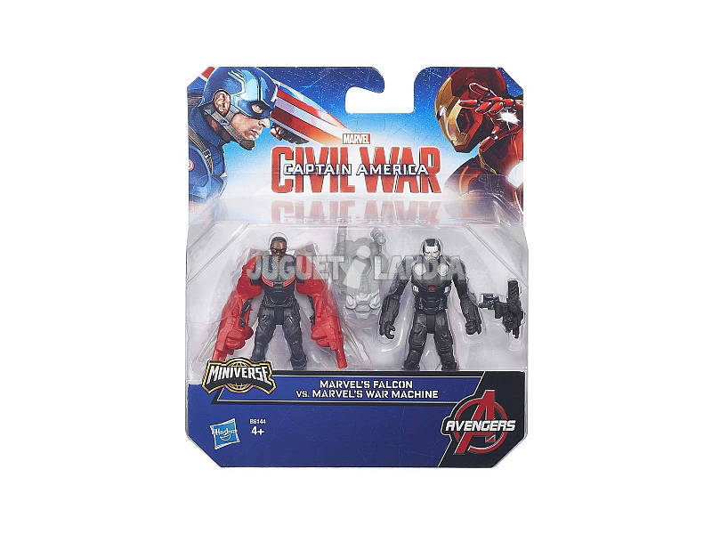 Capitão América Pack 2 Figuras 6 cm Civil War