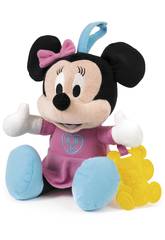 Baby Minnie Peluche avec Anneau de Dentition