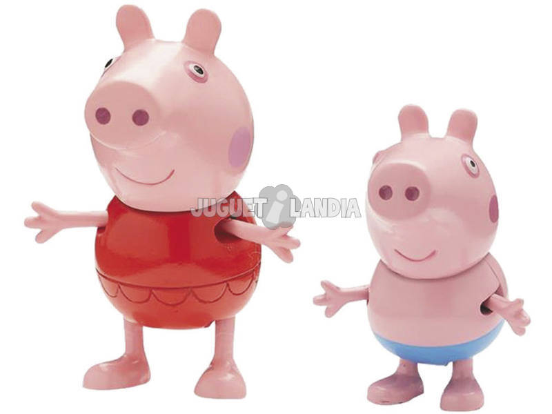 Peppa Pig Figura Peppa e seus amigos. Bandai 84205