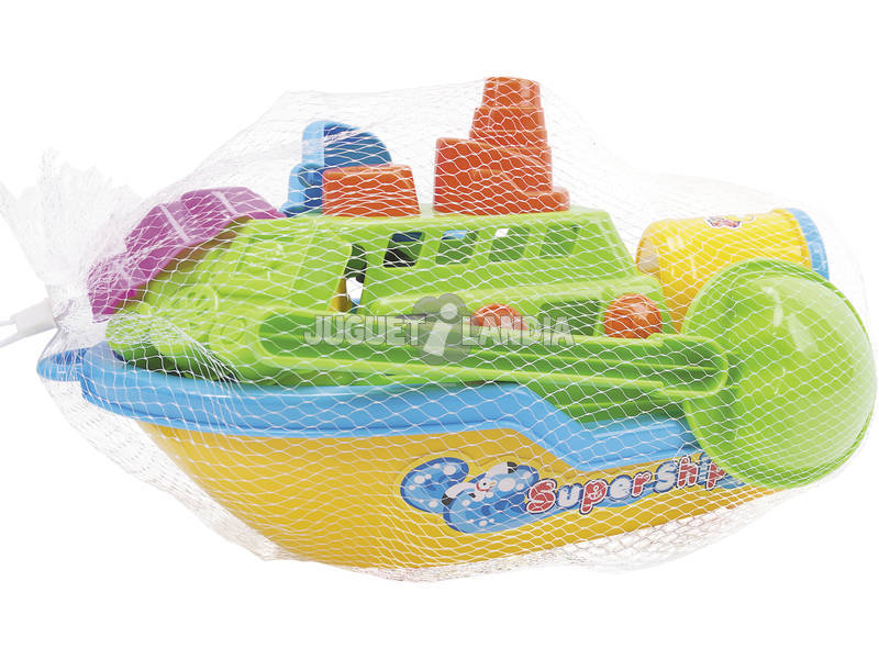 BARCO 45 cm. CON RUEDAS Y ACCESORIOS