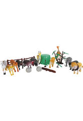 Set 12 Animais Selvagens com Acess�rios 
