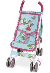 Passeggino Bambola Grande Pieghevole con Borsa Zoe