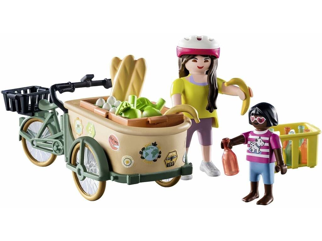 Playmobil Fazenda Bicicleta de Carga de Playmobil 71306