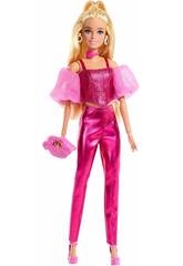 Barbie Deluxe Style Poupée Ensemble Rose Brillant