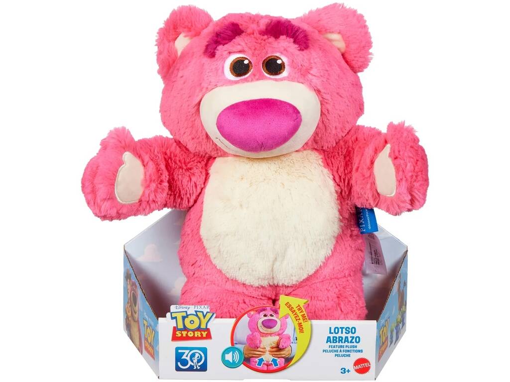 Peluche Toy Story Lotso Câlin de 30 cm avec sons