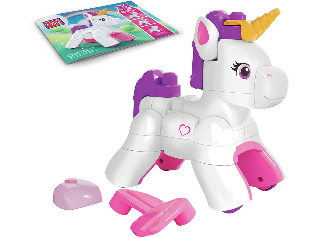 MegaBloks Unicornio Construye y Disfruta 3 en 1 de 26 Piezas