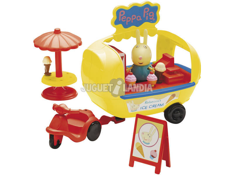 Peppa Pig Chariot des Glaces de Rebecca Rabbit