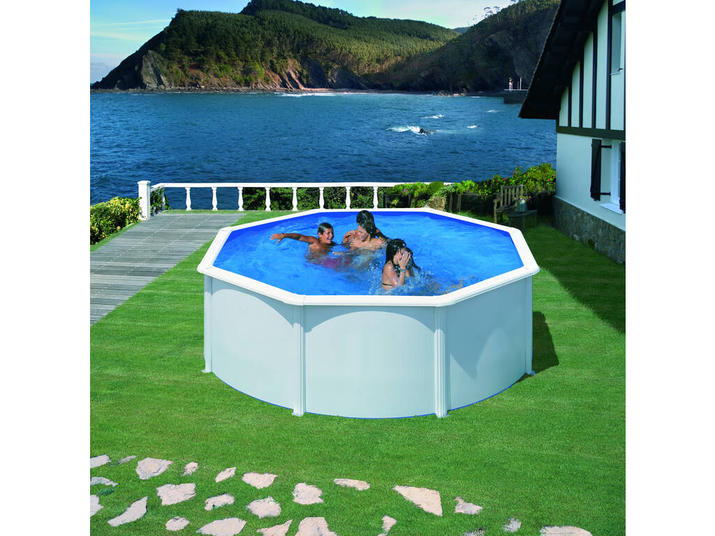 Pool Gre Kreisförmige Fidji 460x120 cm Gre KIT460ECO