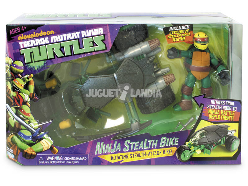Tortugas Ninja vehiculo con figura