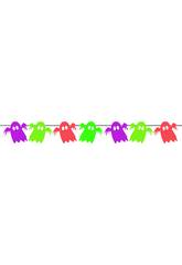 Neon Ghosts Girlande 2 m. Rubies S4333