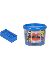 Blox Bote con 40 Bloques Azules