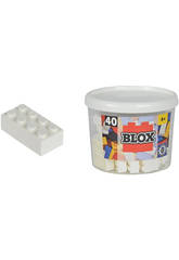 Blox Pot Avec 40 Blocs Blancs