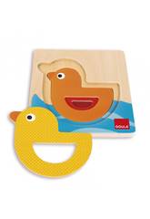 Puzzle caneton d�croissant 