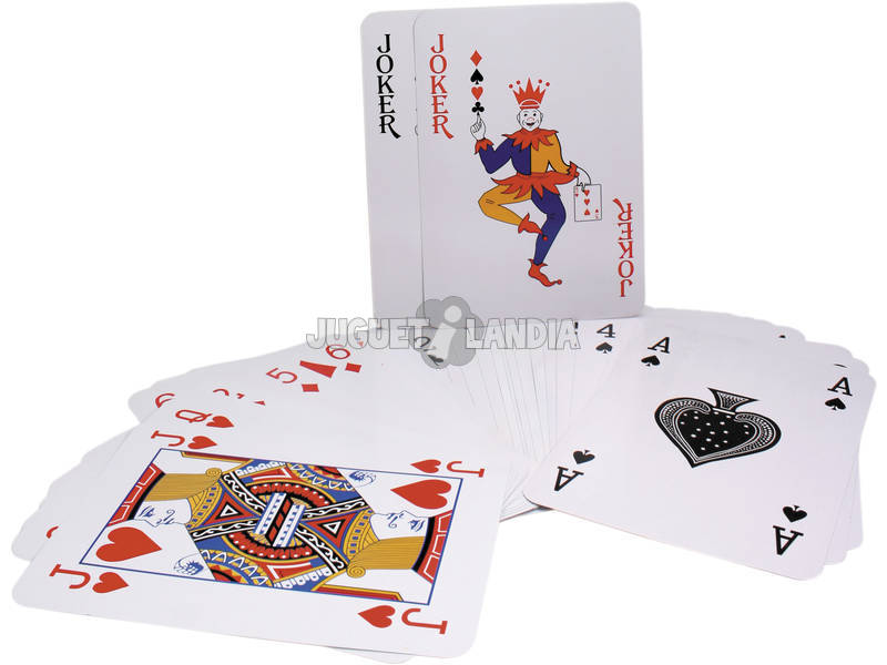 Cartes de poker géantes 260x370 cm.