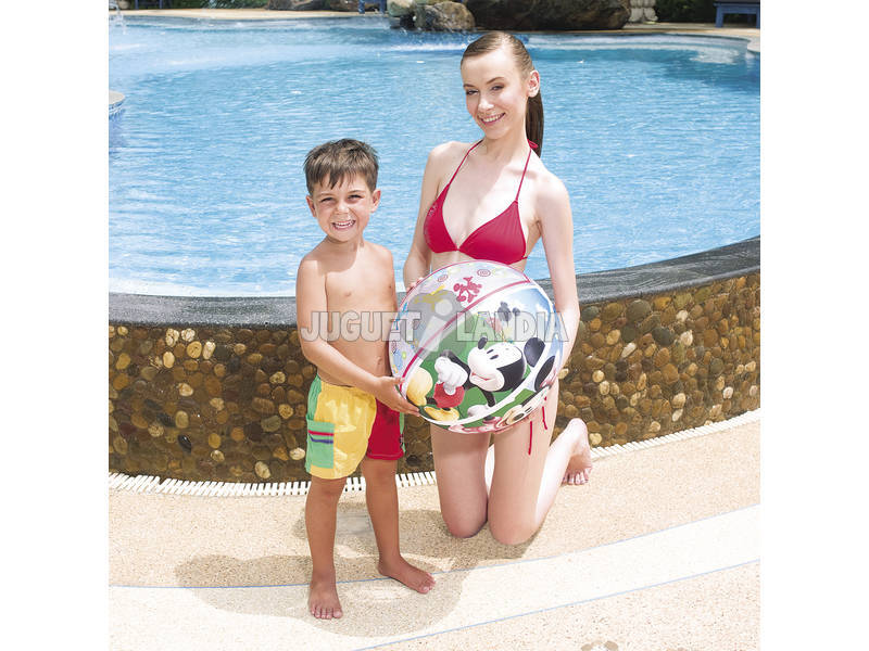 Pallone gonfiabile 51 cm. Mickey Mouse Clubhouse Bestway 91001B