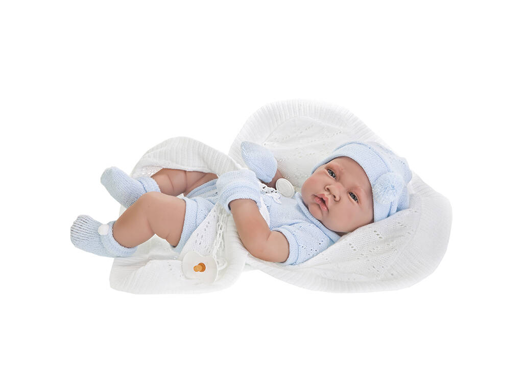 Neugeborene Puppe. Kind mit Schultertuch 40 Cm Antonio Juan 5063