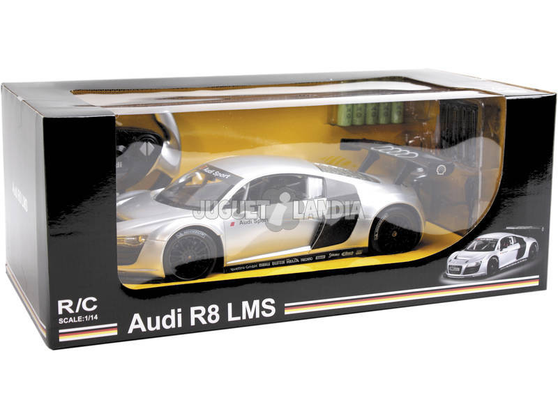 Carro 1:14 Audi R8 com Luz de Brinquedo 