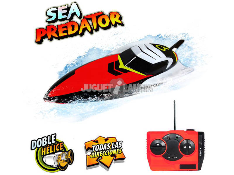 Radio Control Lancha Sea Predator Doble Hélice Teledirigido