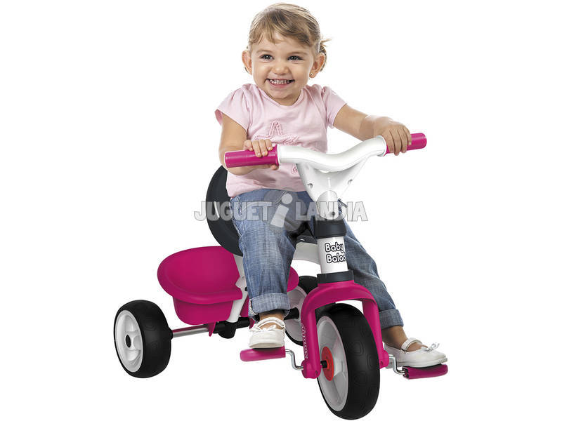 Triciclo 3 em 1 Cor-de-Rosa Baby Balade 2 Smoby 741101