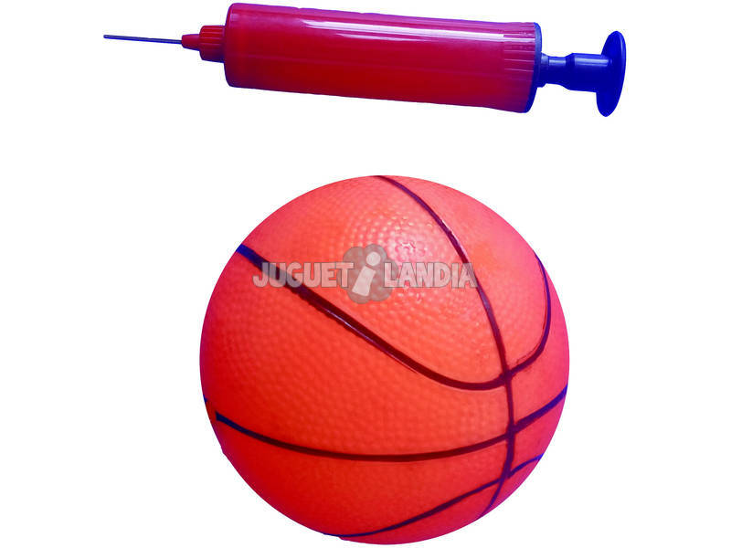 Panier de Basket Réglable en Hauteur avec Ballon et Gonfleur