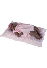 Bambola di Colore Reborn Baby 52 cm. Vestito Rosa Berbesa 53001