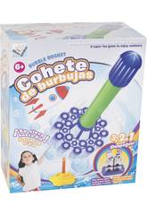 Cohete de burbujas con Liquido 240 ml.