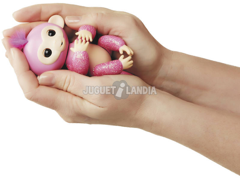 Fingerlings Bebé Scimmietta Glitter Rosa WowWee 3764