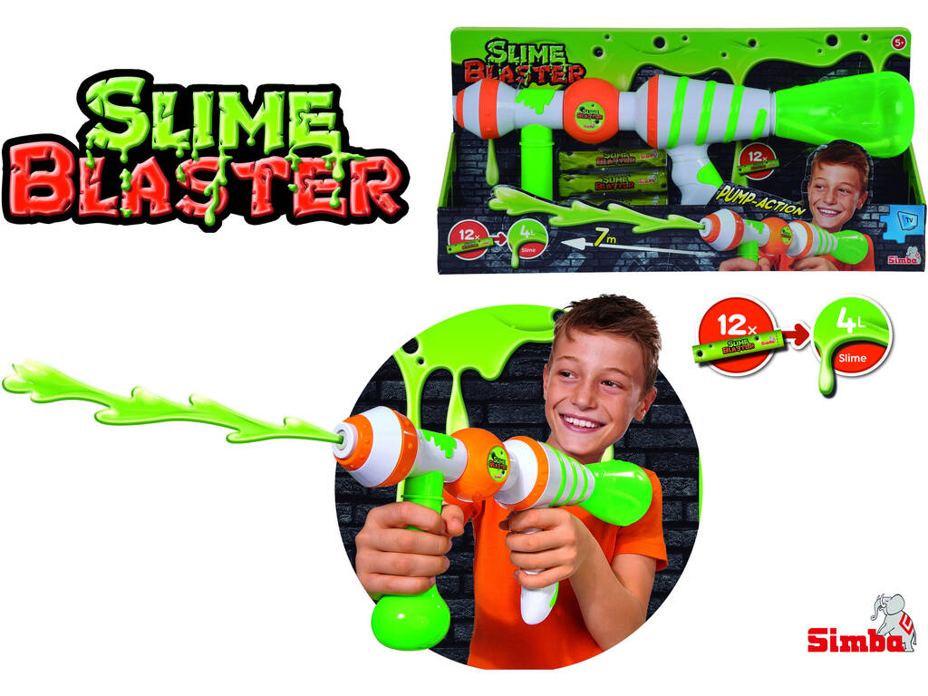 Lançador de Moco Slime Blaster Simba 5952025