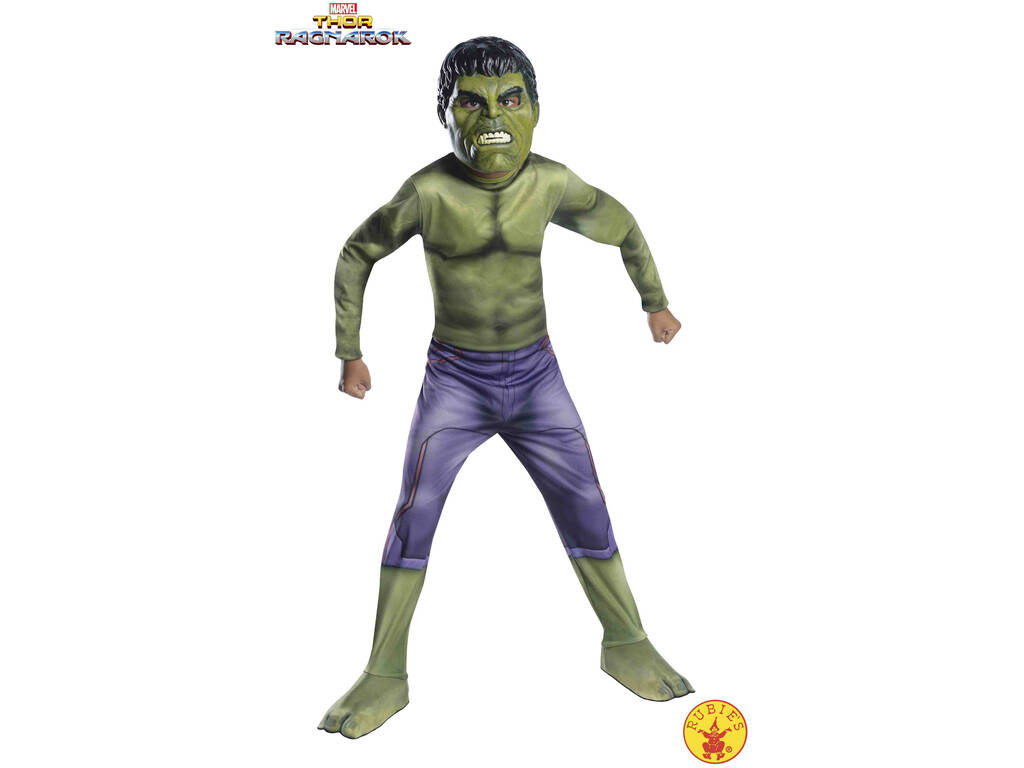 Disfarce de Criança Hulk Ragnarok Classic Tamanho L Rubies 640152-L
