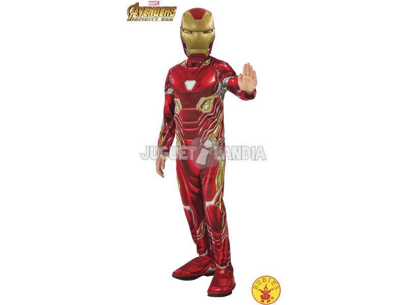 Disfarce de Menino Infinity War Iron Man Classic Tamanho S Rubies 641051-S
