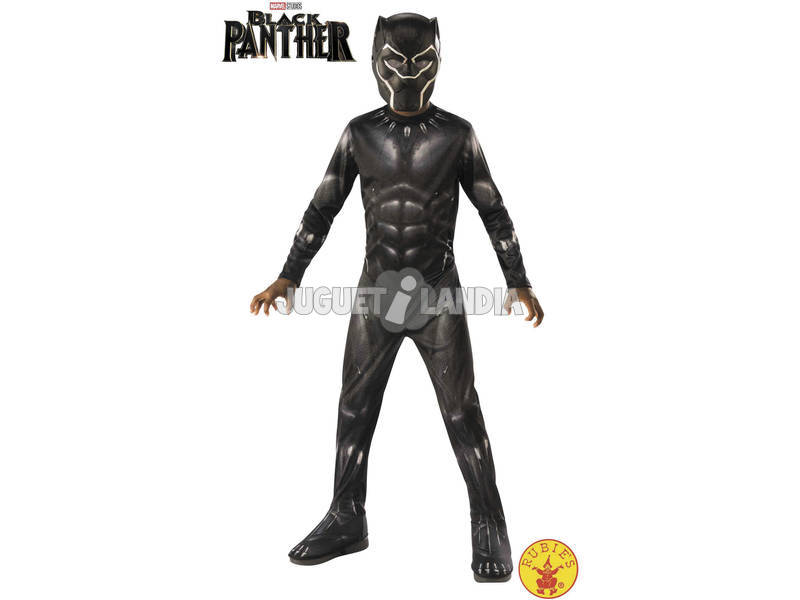 Déguisement Enfant infinity War Black Panther Classic Taille S Rubies 641046-S