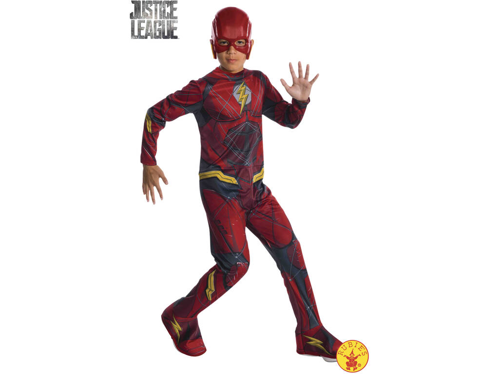 The Flash in Justice League Kostüm für Kinder, Größe S. Rubies 630861-S