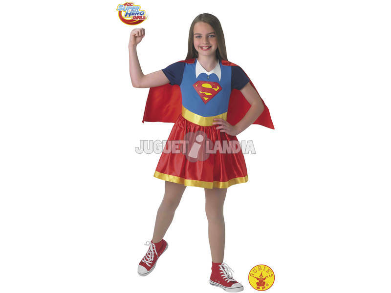 Kostüm für Mädchen Supergirl Classic Größe M Rubies 630021-M
