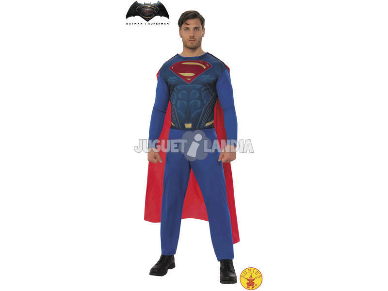 Kostüm für Erwachsene Liga der Gerechtigkeit Superman Größe M Rubies 820962-M