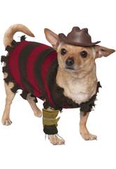 Costume per Animali Freddy Krueger L Rubies 580052-L