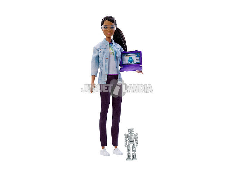Barbie ich möchte eine Roboteringenieurin sein Mattel FRM08