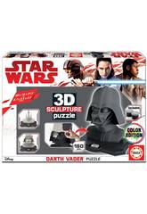 Puzzle Couleur 3D Sculpture Dark Vador Educa 17334 