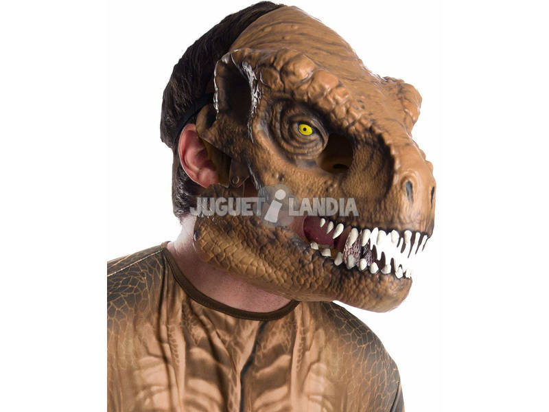 Jurassic World bewegliche Maske für Erwachsene T-Rex Rubies 68058