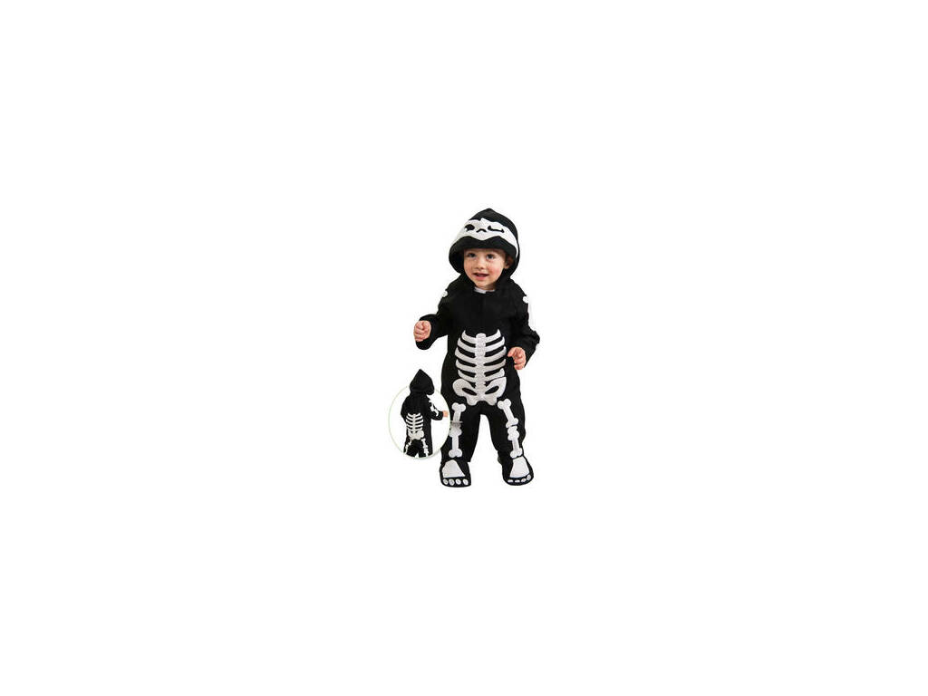 Disfarce Skeleton Boy Bebê Tamanho T Rubies 885990-T