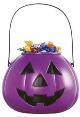 Citrouille Porte Bonbons Lilas Rubies S7141