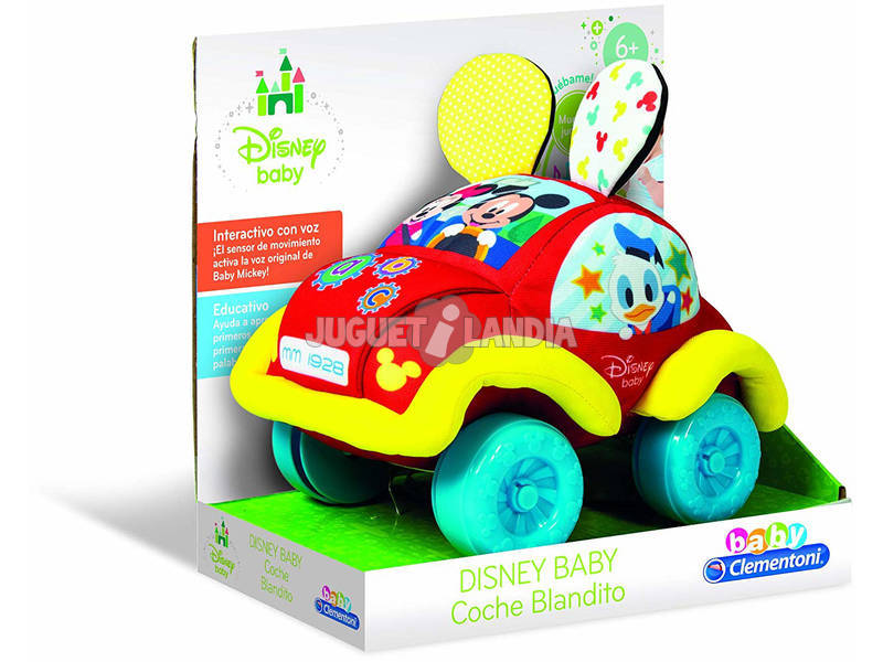Baby Disney Auto Morbida Interattiva Clementoni 55259