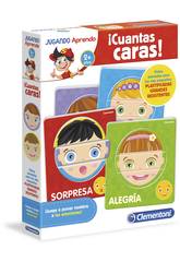 Jugando Aprendo ¡Cuántas Caras! Clementoni 55229