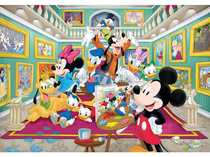 Puzzle 1000 Mickey Kunstgalerie Educa 17695