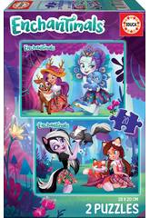 Puzzle 2x20 Enchantimals Educa 17932