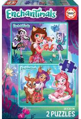 Puzzle 2x48 Enchantimals Educa 17933