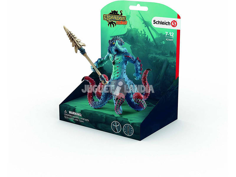 Eldrador Creatures Monströse Wasser-Oktopusse mit Waffe Schleich 42449