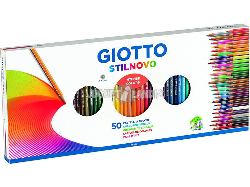 Acheter Giotto Stilnovo Boîte 50 Crayons Couleurs Juguetilandia