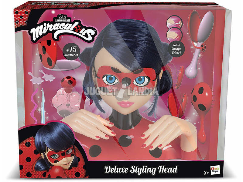 Ladybug Busto da Pettinare Deluxe IMC Toys 442054